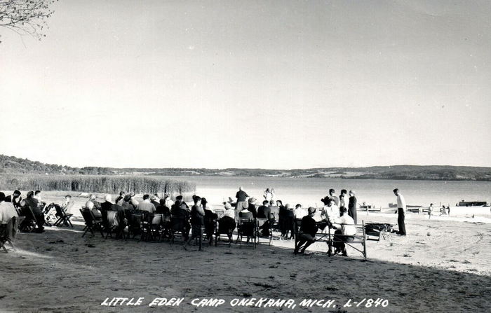 Little Eden Camp - Vintage Postcard